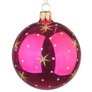 Набор стеклянных елочных шаров Муха-Цокотуха 8 см, 4 шт Фабрика Елочка фото 10