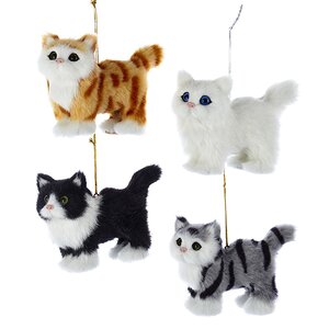 Елочная игрушка Кот Табби - Christmas Cats 11 см, подвеска Kurts Adler фото 2