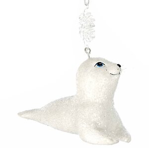 Ёлочная игрушка Морской котик - Дети Севера 10 см, подвеска Kurts Adler фото 1