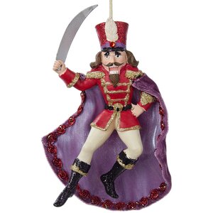 Елочная игрушка Щелкунчик с саблей - Сказочный Балет 17 см, подвеска
