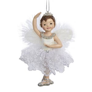 Ёлочная игрушка Фея-балерина Фантазия 11 см, подвеска Kurts Adler фото 1