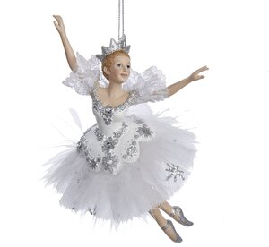 Елочное украшение Балерина Одетта - Воздушный восторг 17 см, подвеска Kurts Adler фото 1