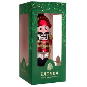 Стеклянная елочная игрушка Щелкунчик 8.5 см, подвеска Фабрика Елочка фото 5