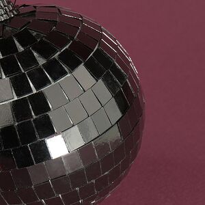 Зеркальный Диско шар Чёрный 10 см Koopman фото 4