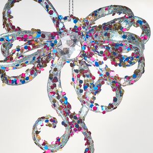 Елочная игрушка Бант Алиони 16*10*6 см голубой, подвеска Koopman фото 2