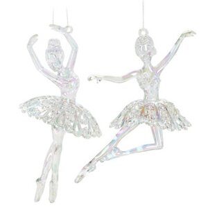 Набор елочных игрушек Балерина Кирстен в перламутровой пачке 15 см, 2 шт, подвеска Koopman фото 1
