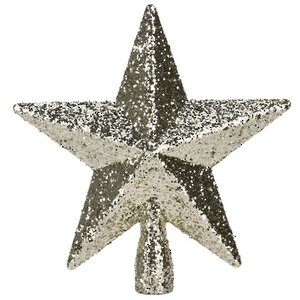 Верхушка Звезда Альбертина 19 см серебряная Koopman фото 1