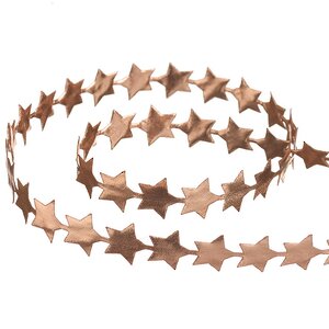 Декоративная фигурная лента Etincelant - Звезды 7.5 м, бронзовая Koopman фото 3