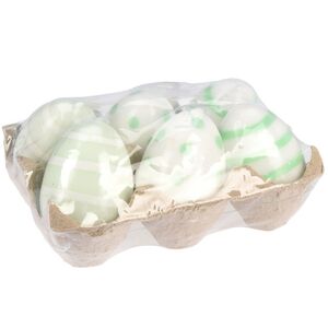 Пасхальные свечи Яйца: Bright Easter 6 см зеленые, 6 шт Koopman фото 8