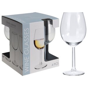 Набор бокалов для белого вина Кристалл 20 см, 4 шт, 430 мл Koopman фото 1