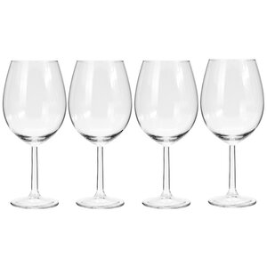 Набор бокалов для красного вина Кристалл 21 см, 4 шт, 580 мл Koopman фото 2