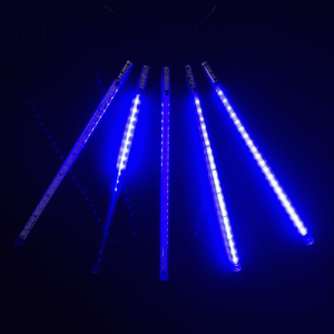 Светодиодная гирлянда Тающие Сосульки 5*0.3 м, 160 синих LED ламп, черный ПВХ, 5 м, IP44 BEAUTY LED фото 3
