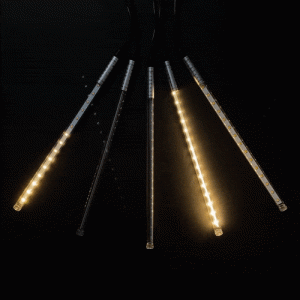 Светодиодная гирлянда Тающие Сосульки 5*0.3 м, 160 теплых белых LED ламп, черный ПВХ, 5 м, IP44 BEAUTY LED фото 3