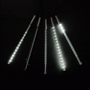 Светодиодная гирлянда Тающие Сосульки 5*0.3 м, 240 холодных белых LED ламп, черный ПВХ, 5 м, IP44 BEAUTY LED фото 3