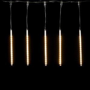 Светодиодная гирлянда Тающие Сосульки 5*0.3 м, 240 теплых белых LED ламп, черный ПВХ, 5 м, IP44 BEAUTY LED фото 1