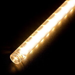 Светодиодная гирлянда Тающие Сосульки 5*0.3 м, 240 теплых белых LED ламп, черный ПВХ, 5 м, IP44 BEAUTY LED фото 2