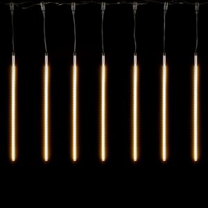 Светодиодная гирлянда Тающие Сосульки 10*0.5 м, 720 теплых белых LED ламп, черный ПВХ, 10 м, IP44 BEAUTY LED фото 1