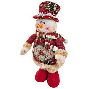 Мягкая игрушка Шотландское Рождество - Снеговик 28 см Mister Christmas фото 1