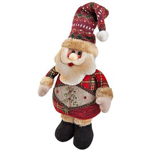 Мягкая игрушка Шотландское Рождество - Дед Мороз 28 см Mister Christmas фото 1