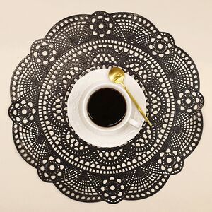 Сервировочная салфетка Жозефин 35 см черная Koopman фото 4