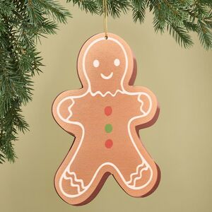 Игрушка для уличной елки Пряничек - Пряничные Истории 25 см, дерево МанузинЪ фото 2