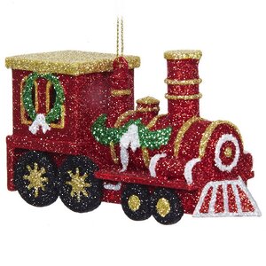 Елочная игрушка Поезд - Рождественский Экспресс 7 см, подвеска Kurts Adler фото 1