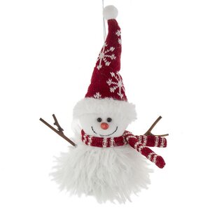 Елочная игрушка Снеговик Гэрри - Snow Party 22 см, подвеска Kurts Adler фото 1