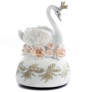Декоративня фигурка Лебедь: Swan Lake 15 см, с музыкой и движением Goodwill фото 6