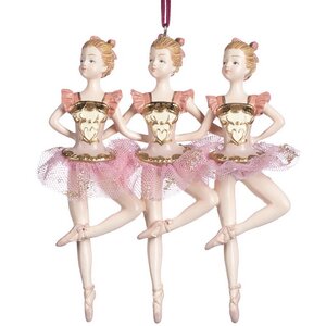 Елочная игрушка Маленькие балерины - La Danse 14 см, подвеска Goodwill фото 1