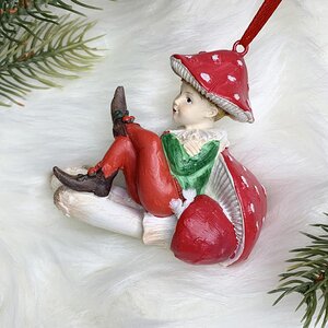 Елочная игрушка Мальчик Эллис - Буйство Лесных Красок 12 см, подвеска Goodwill фото 2