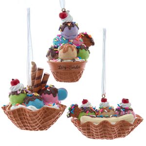 Елочная игрушка Пирожное Nuage de Creme - Elf Cooks 8 см Kurts Adler фото 2