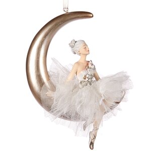 Елочная игрушка Лунная Балерина 13 см, подвеска Goodwill фото 1