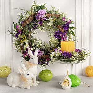 Венок для свечи Магическая Красота 20 см, фиолетовый Swerox (Сверокс) фото 3