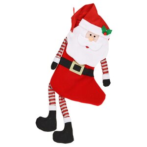 Новогодний носок Забавный Санта 78 см Koopman фото 1