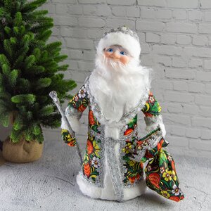 Фигура Дед Мороз из деревушки Хохлома 40 см Батик фото 1