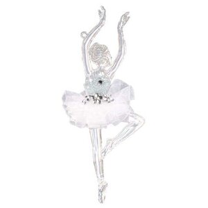 Елочная игрушка Балерина Флорентина в пируэте 15 см, подвеска Holiday Classics фото 1