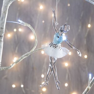 Елочная игрушка Балерина Флорентина в стойке 15 см, подвеска Holiday Classics фото 1
