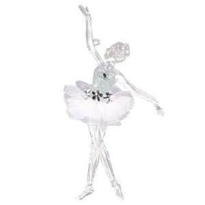 Елочная игрушка Балерина Флорентина в стойке 15 см, подвеска Holiday Classics фото 2