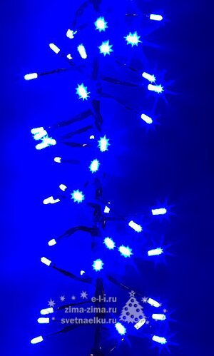 Электрогирлянда Волшебная Гроздь Cluster Lights 288 фиолетовых LED ламп, соединяемая Holiday Classics фото 2