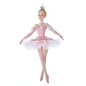Елочная игрушка Балерина Офелия из Розовой мечты 15 см, подвеска Kurts Adler фото 1