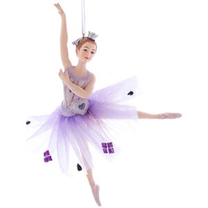 Елочная игрушка Балерина Лирия - Лавандовый Вальс 15 см, подвеска Kurts Adler фото 1