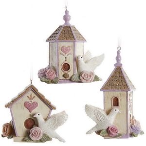 Елочная игрушка Домик Голубки Хельги 10 см, подвеска Kurts Adler фото 2