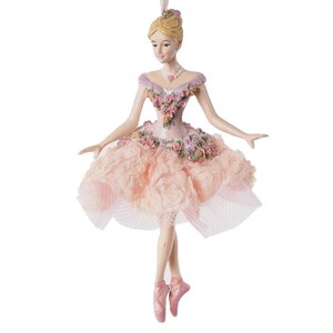 Елочная игрушка Балерина Линда - Антраша Безансона 11 см, подвеска Kurts Adler фото 2