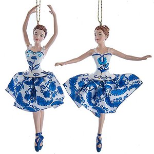 Елочная игрушка Балерина Матильда - Делфтская прима 14 см, подвеска Kurts Adler фото 2