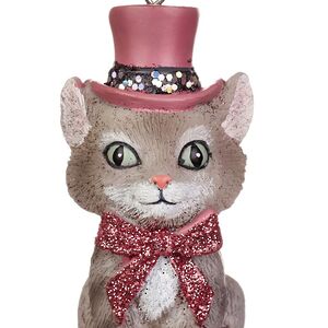 Набор елочных игрушек Котенок и Щенок - Пушистый Дуэт, 8 см, 2 шт Kurts Adler фото 9