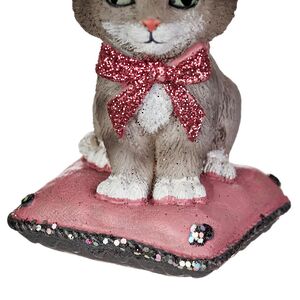 Набор елочных игрушек Котенок и Щенок - Пушистый Дуэт, 8 см, 2 шт Kurts Adler фото 11