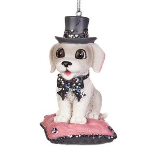 Набор елочных игрушек Котенок и Щенок - Пушистый Дуэт, 8 см, 2 шт Kurts Adler фото 4