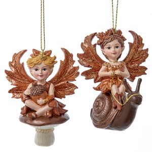 Елочная игрушка Фея Урли на улитке - Enchanted Forest 8 см Kurts Adler фото 2