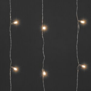 Световой Занавес 2*1.5 м, 160 теплых белых микроламп, белый ПВХ, контроллер MOROZCO фото 2