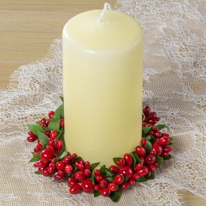 Декор для свечи Красные Ягоды 11 см Swerox фото 2